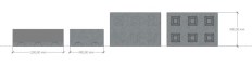 Betonový blok ABN18R 1200x800x400 mm (2)